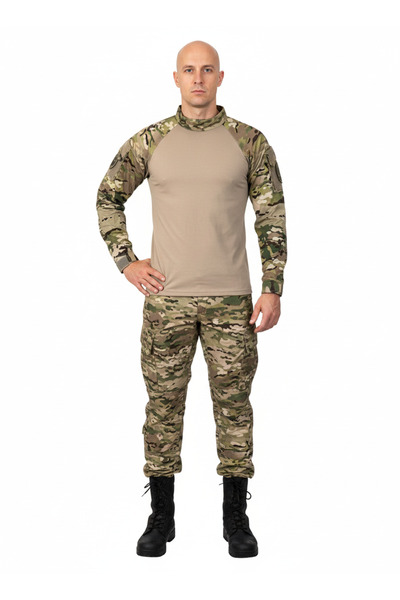Flaş Askeri Malzeme Multicam Camouflage Combat Operations T-Shirt