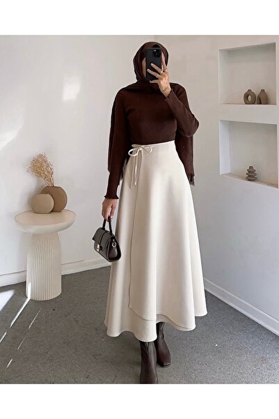 BZ BUTİK Bağlamalı scuba etek