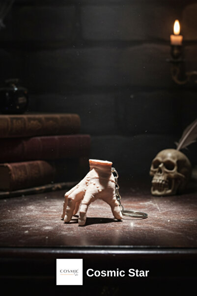 Cosmic Star Wednesday Addams Figure Keychain Bag Ornament Charm |   Good Quality 3D Printing Decor Gift