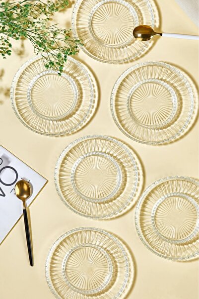 Riva Elysia Tea Saucer, Set of 6, Coaster Compatible with Elysia Tea Cup, Tea Saucer