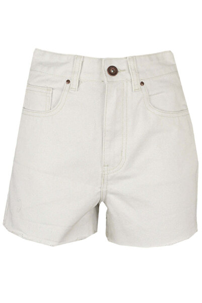 Cotton On Pantaloni scurți Olivia White - 34, albi, 100% bumbac