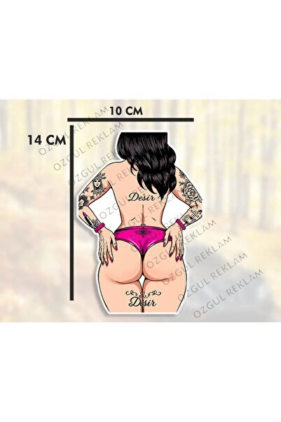 ÖZGÜL REKLAM Kadın Sticker / Anime Kız Sticker / Araç Sticker / Motor Sticker...