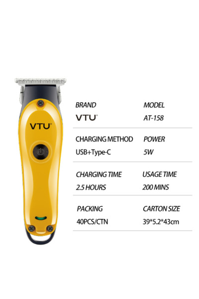 VTU 5W cordless clipper