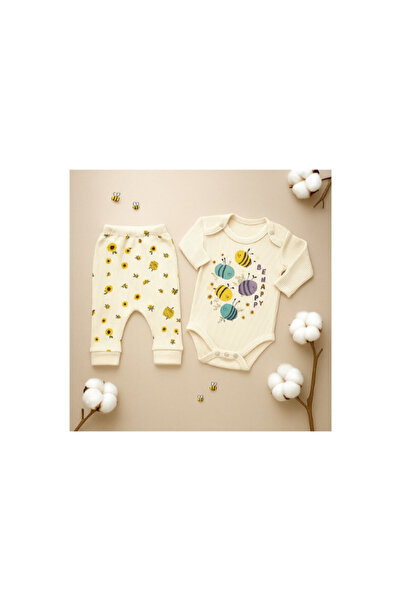 almini New Season Newborn Bee 2 Piece Unisex Set