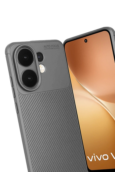 NewFace Lvsqvr Vivo V60 5g Auto Focus Carbon Cover (214238) - Gray