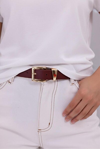 Mynoa Gold Buckle Women's Belt, Jacket Belt, Trouser Belt,