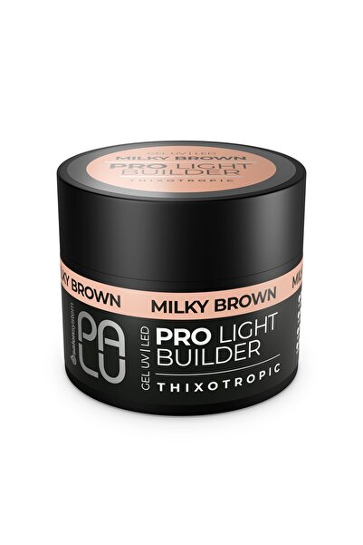 PALU Pro Light Builder Jel Milky Brown Nude Bej Protez Tırnak Jeli 45gr