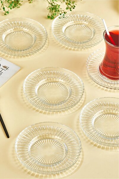 Riva Elysia Tea Saucer, Set of 12, Coaster Compatible with Elysia Tea Cups, Tea Saucer