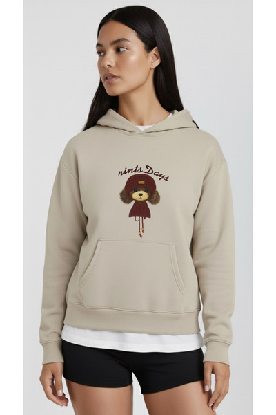 LORVEX سترة نينتس دايز فور مطبوع قصة فضفاضة