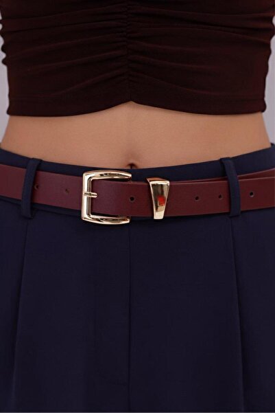 Mynoa Gold Buckle Women's Belt, Jacket Belt, Trouser Belt,
