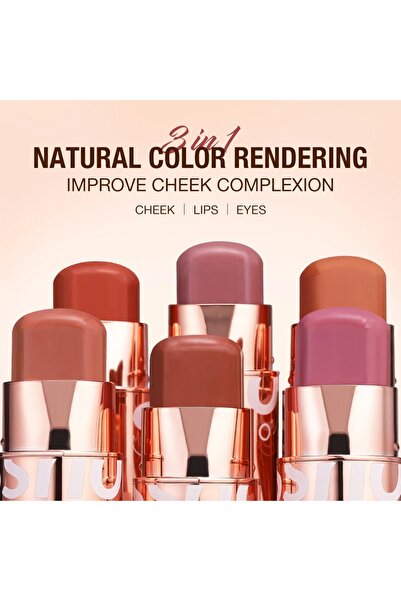 O.TWO.O Cosmetics High Pigment Blush Stick (Color01: Youthful)