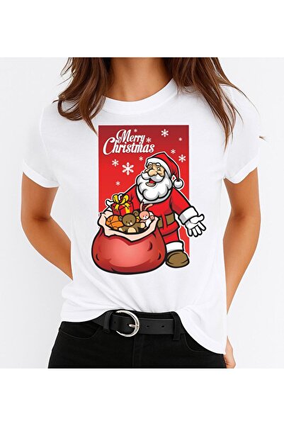 OEM Tricou 100% bumbac, alb, Mos cu cadouri