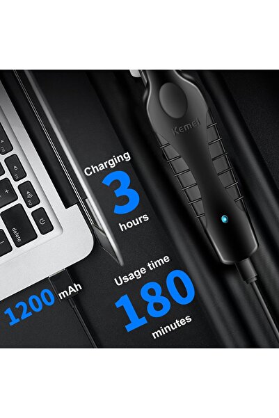 Kemei 2299 Professional Cordless Hair Clipper & Trimmer KM-2299