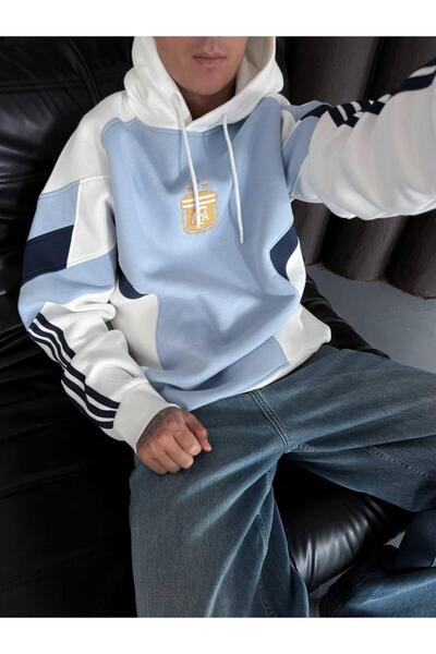 KUN SPORTSWEAR Premium Retro Striped Nostalgia Sweatshirt Oversize Unisex