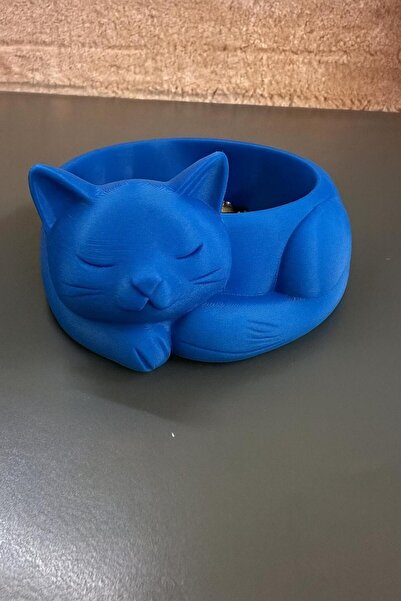TriVox3D Multipurpose Stylish Bowl Ornament in the Shape of a Cat