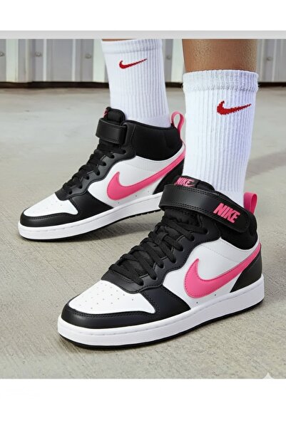 Nike Court Borough Mid 2 (Gs) Sneakers (Sporti̇ks) Are Tight Fitting...