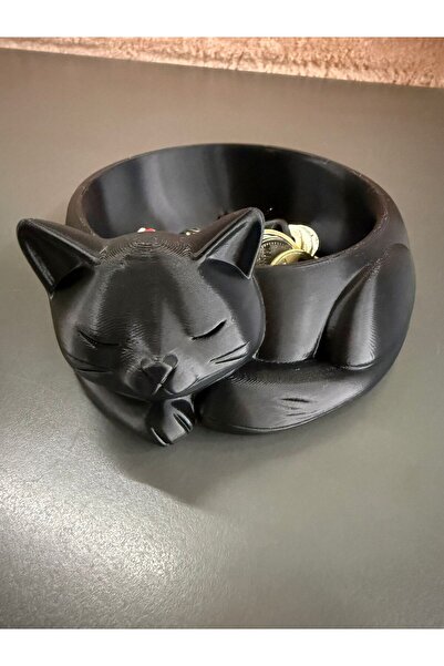 TriVox3D Multipurpose Stylish Bowl Ornament in the Shape of a Cat
