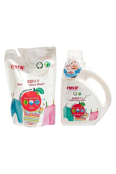 FARLİN 2-piece Baby Laundry Detergent Clean 2.0 - 1000 ml + 800 ml