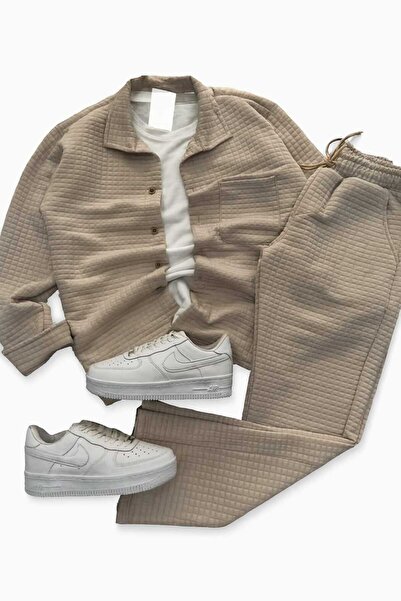 HIRSCH Quilted Shirt Baggy Pants