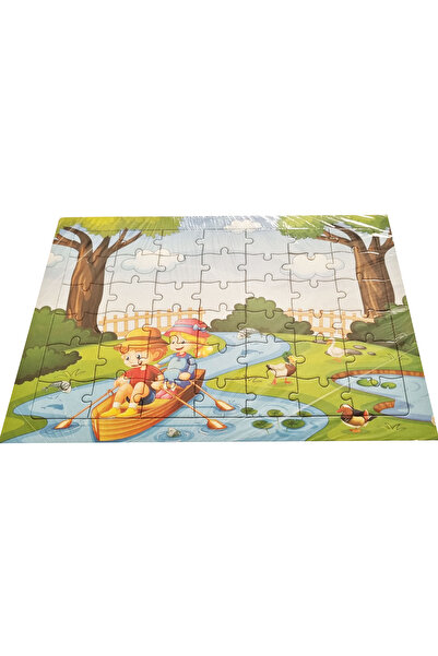 Mahi Max 42 قطعة من ألغاز الصور الملونة الكبيرة الحجم مقاس 33 × 23 سم - صندل