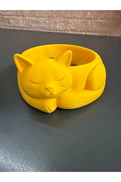 TriVox3D Multipurpose Stylish Bowl Ornament in the Shape of a Cat