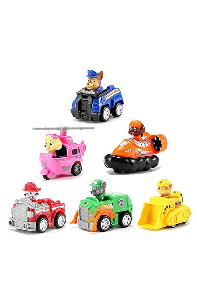 OEM Set of 6 Paw Patrol toy cars