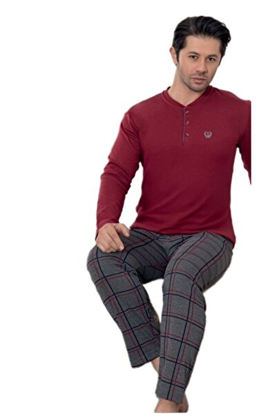 bipamuk Arden Winter Combed Interlock Fabric Women's Pajama Set Soft Textured Warm and Comfortable M/2Xl