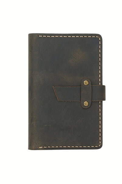 Colermi Leather Passport Cover and Card Holder – Handmade, Double Compartment Travel Wallet