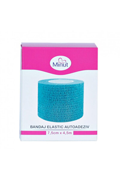 Other Bandaj elastic autoadeziv verde, 7,5 cm x 4,5 m, Minut