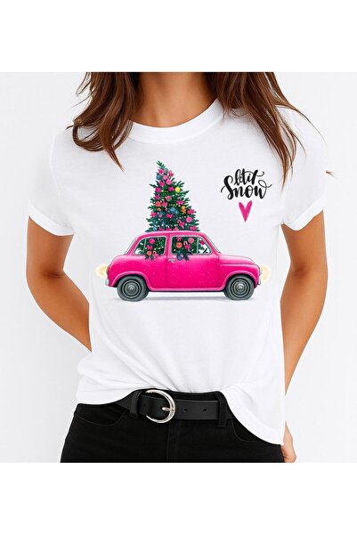 OEM Tricou 100% bumbac cu mașinuță de Crăciun