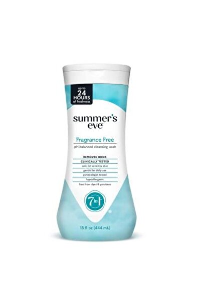TOPONEE Summers Eve Fragrance-Free Cleansing Wash for Sensitive Areas Night - 444 ml