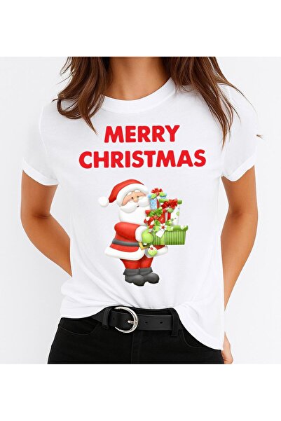 OEM 100% Cotton T-shirt Merry Christmas Gift
