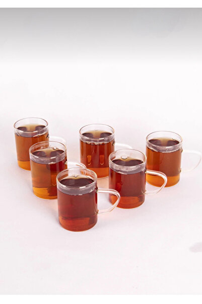 mafa home Borosilicate Mug Glass Cup Heat Resistant 6 Pieces