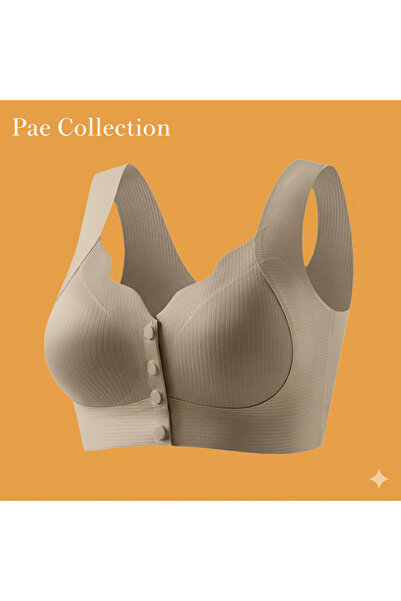pae Bra with Front Opening, Back Support, Thick Straps, Non-Marking D Stitch-Free Modern Breastfeeding and Maternity Bra