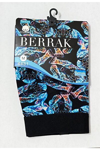 Berrak Premium Erkek Boxer Dijital Baskılı Canlı Renkler Solmaz Kumaş