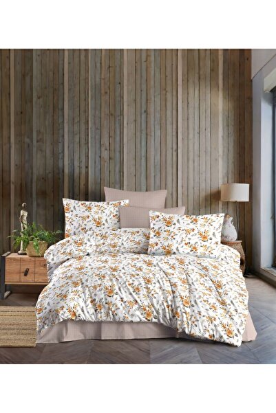 GENÇEV HOME COLLECTİONS Double Duvet Cover Set with Elastic Sheets