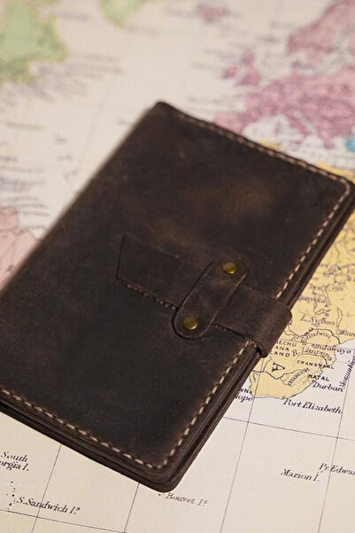 Colermi Leather Passport Cover and Card Holder – Handmade, Double Compartment Travel Wallet