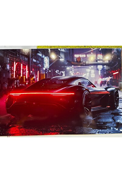 Led ışıklı Araba Tablosu