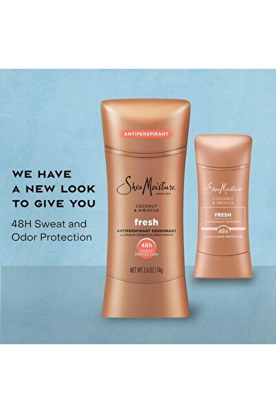Shea Moisture SheaMoisture Antiperspirant Deodorant, Fresh Coconut & Hibiscus, 2.6 oz (74 g)