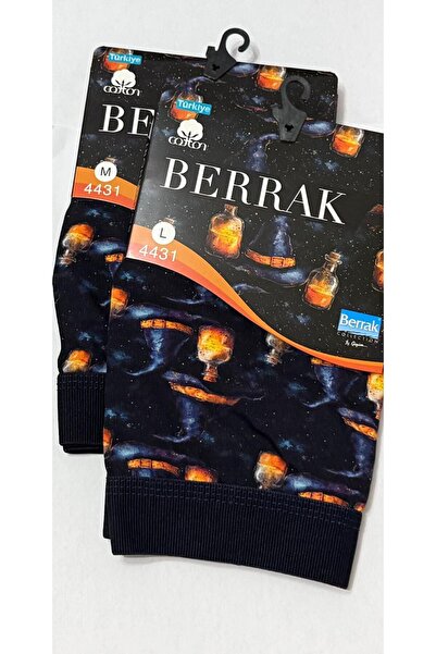 Berrak Premium Erkek Boxer Dijital Baskılı Canlı Renkler Solmaz Kumaş