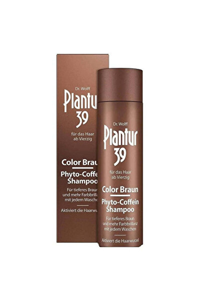 PLANTUR 39 Colour Brown Caffeine Colouring Shampoo, 250ml, Dr. Kurt Wolff