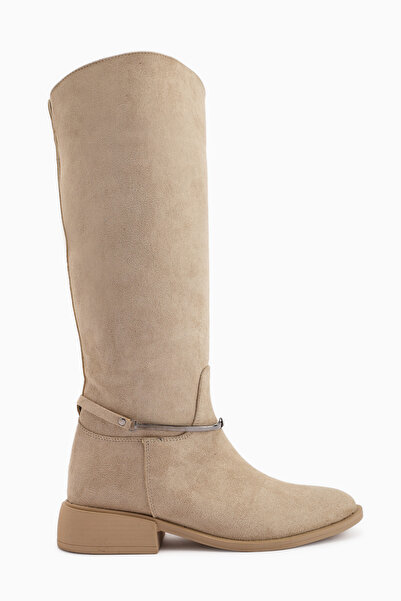 Limoya Zeina Nud Suede Buckle Women's Boots