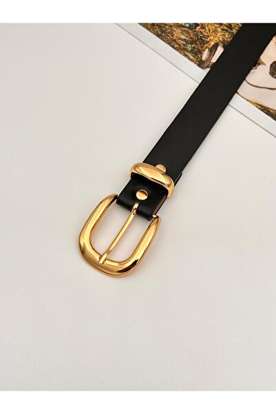 Mynoa Gold Bridge Buckle Women's Belt, Jacket Belt, Trouser Belt.