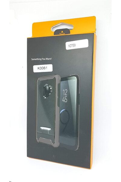 Spigen غطاء كريستالي هجين مزدوج الطبقات لهاتف سامسونج جالاكسي نوت 9 - أسود ورمادي