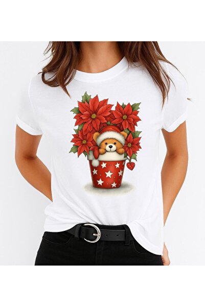 OEM Red Present 100% Cotton T-shirt