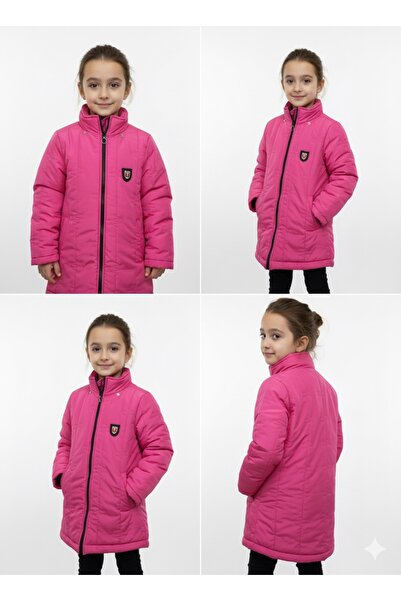 hisarpretty Girl's Coat Waterproof Airtight Pink