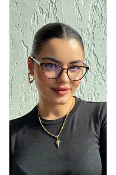 MONAL EYEWEAR Cat Gi̇rl Blueblock 56 Ekartman Protects and Calms Your Eyes Graduated Glass Can Be Installed