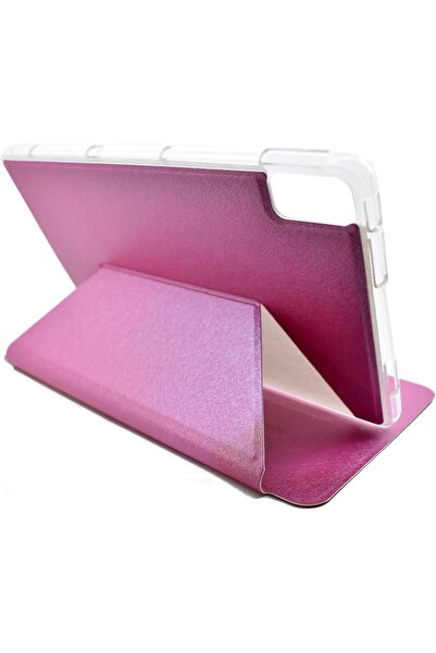 Generic Folio Stand Protective Flip Cover For Huawei MatePad 10.4 inch (Pink)