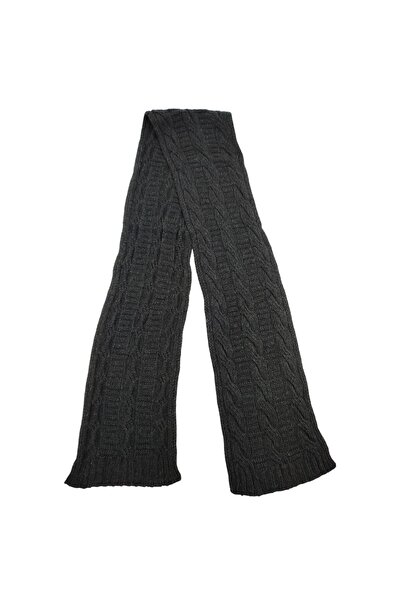 AXE SPORTSWEAR Winter Soft Textured Wool Hair Knitting Pattern Thick Knitwear Tuşe Scarf and Beanie 2-Piece Set