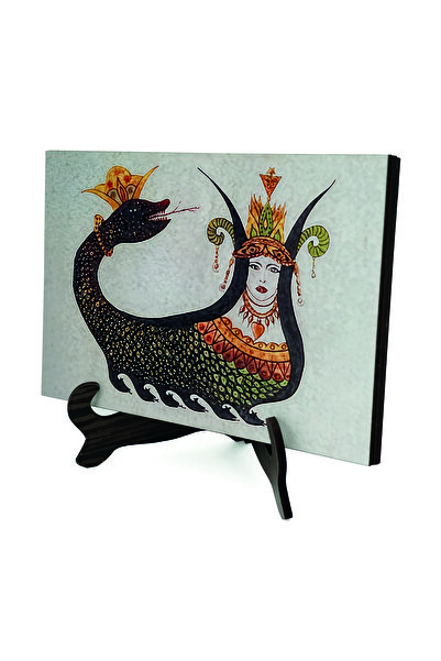 Sadrazam حامل طاولة خشبي من شاهميران مطبوع مقاس 10سم × 15سم |   5G-ش5